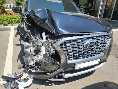 Photo 1 of 23: 2019 Hyundai Palisade, VIN KMHR281ABKU046656 — Korean insurance auction