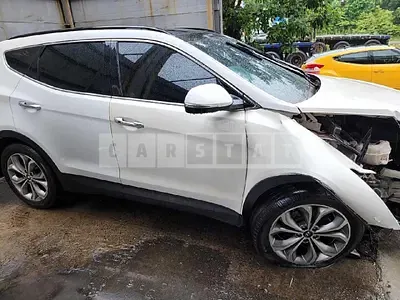 Photo 1 of 14: 2014 Hyundai Santa Fe, VIN KMHSW81UBFU339543 — Korean insurance auction
