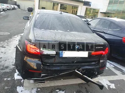 Photo 1 of 9: 2022 BMW 530e, VIN WBA51AG09NCJ28500 — Korean insurance auction