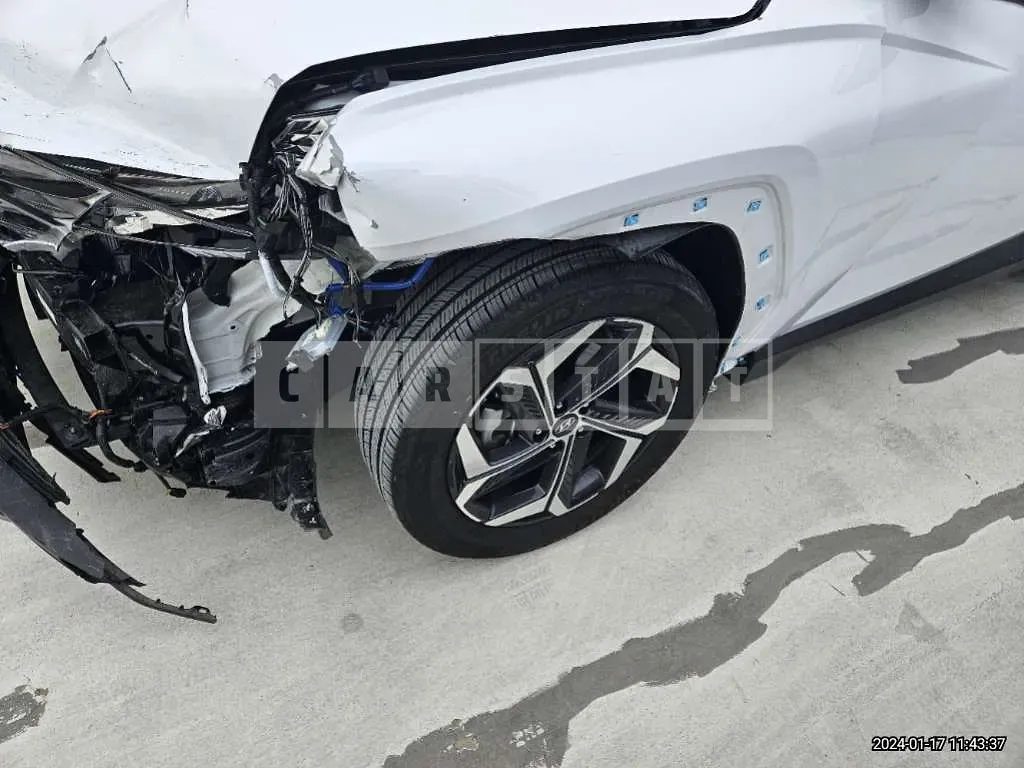 Photo 2 of 9: 2023 Hyundai Tucson, VIN KMHJE81BGPU295918 — Korean insurance auction
