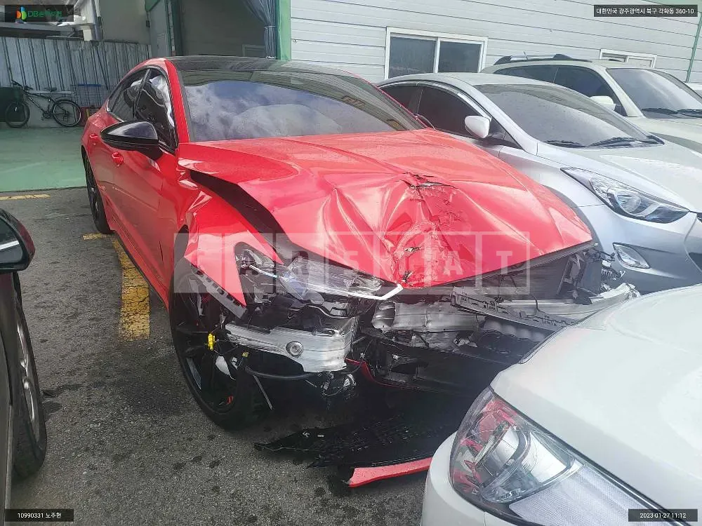 Photo 2 of 34: 2022 Audi A7 55 TFSI quattro, VIN WAUZZZF21NN044395 — Korean insurance auction