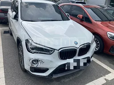 Photo 1 of 9: 2019 BMW X1 xDrive18d Entry, VIN WBAJH7109K3G08346 — Korean insurance auction