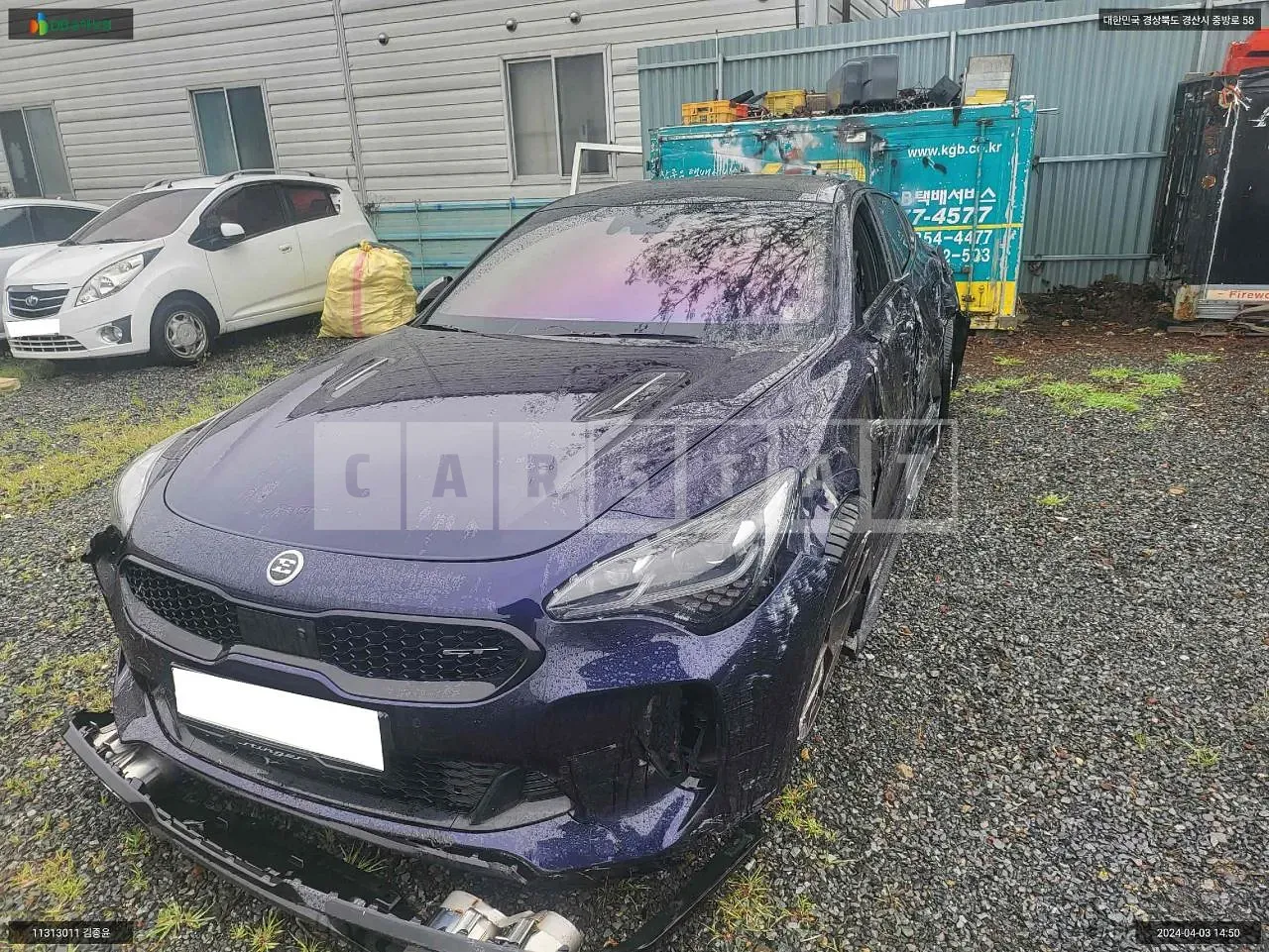 Photo 2 of 16: 2017 Kia Stinger, VIN KNAE751CDJS001317 — Korean insurance auction