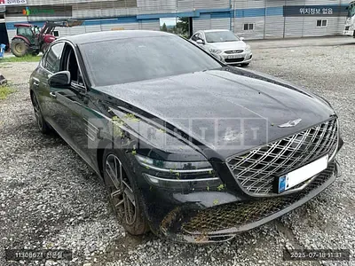 Photo 1 of 21: 2024 Genesis G80, VIN KMTGB41CDSU261387 — Korean insurance auction