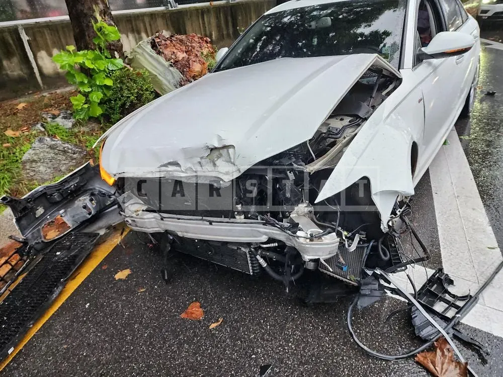 Photo 2 of 27: 2015 Audi A6 50 TFSI quattro, VIN WAUZZZ4G0FN024722 — Korean insurance auction