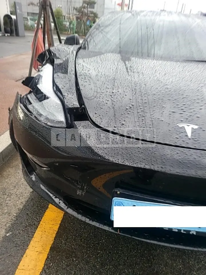 Photo 2 of 38: 2022 Tesla Model 3 Long Range, VIN 5YJ3E1EB6NF228740 — Korean insurance auction