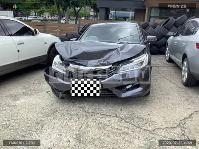 Photo 1 of 11: 2017 Honda Accord 2.4, VIN 1HGCR2680HA514835 — Korean insurance auction