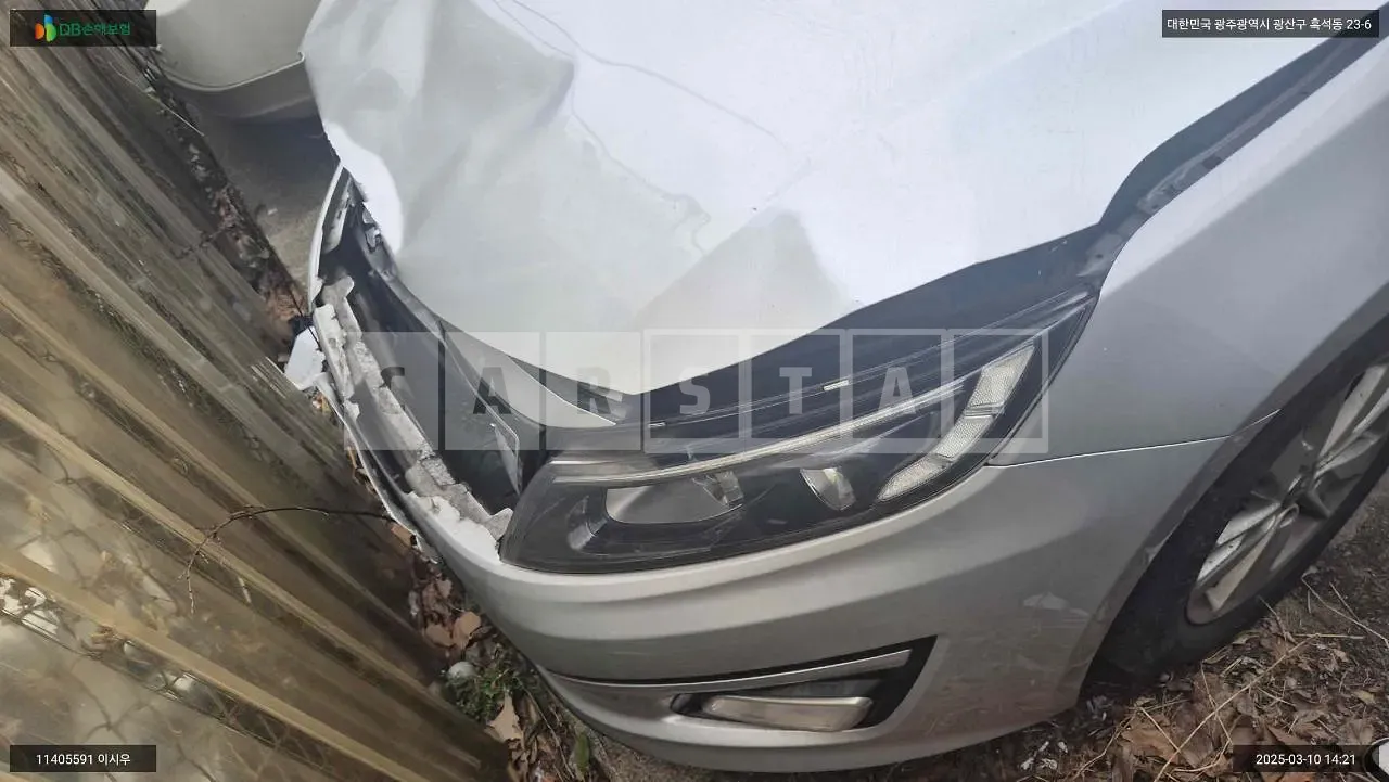 Photo 2 of 9: 2015 Kia K5, VIN KNAGN418BFA591146 — Korean insurance auction