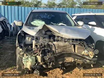 Photo 1 of 16: 2015 Hyundai Tucson, VIN KMHJT81VDFU087427 — Korean insurance auction