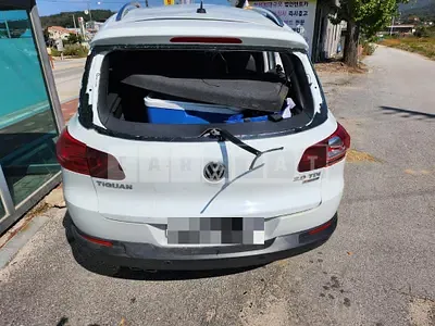 Photo 1 of 14: 2015 Volkswagen Tiguan 2.0 TDI BMT, VIN WVGZZZ5NZGW503486 — Korean insurance auction