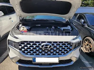 Photo 1 of 37: 2021 Hyundai Santa Fe, VIN KMHS381LGMU358914 — Korean insurance auction
