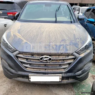 Photo 1 of 17: 2017 Hyundai Tucson, VIN KMHJ281ABHU337222 — Korean insurance auction