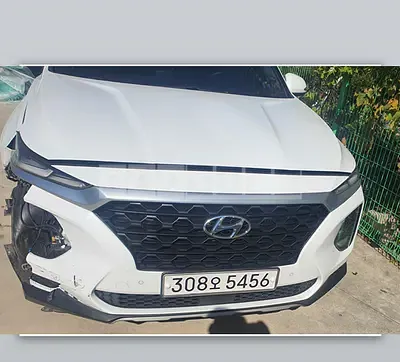 Photo 1 of 7: 2019 Hyundai Santa Fe 2.2, VIN KMHS281CBKU107302 — Korean insurance auction