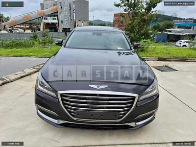 Photo 1 of 12: 2019 Hyundai Genesis G80, VIN KMHGM41DDKU333587 — Korean insurance auction