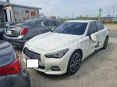 Photo 1 of 21: 2015 Infiniti Q50 2.2d, VIN JNKDV71E3FM531554 — Korean insurance auction