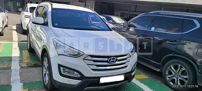 Photo 1 of 23: 2015 Hyundai Santa Fe, VIN KMHSW81UBFU486287 — Korean insurance auction