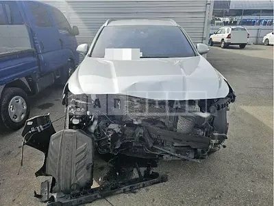 Photo 1 of 46: 2018 Hyundai Santa Fe TM 2.0, VIN KMHS281BDKU008334 — Korean insurance auction