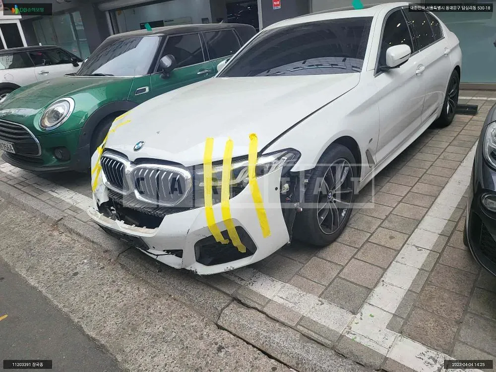 Photo 2 of 19: 2021 BMW 523d, VIN WBA11ES06MCG00585 — Korean insurance auction