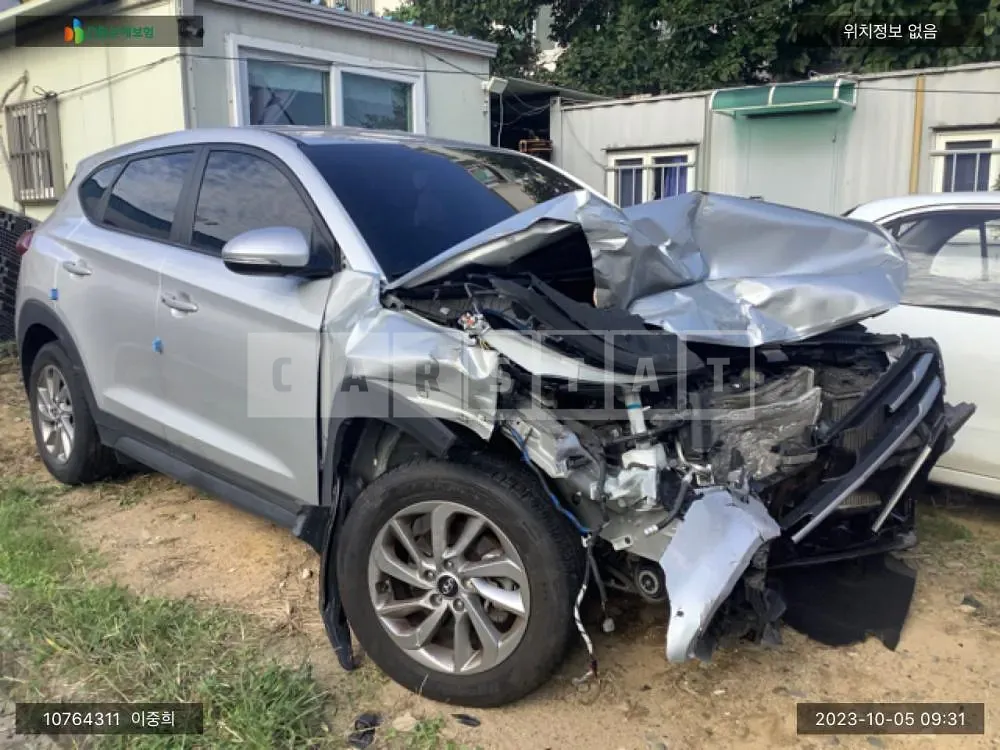 Photo 2 of 7: 2016 Hyundai Tucson, VIN KMHJ281ADHU309335 — Korean insurance auction