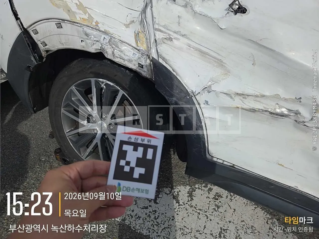 Photo 2 of 6: 2016 Hyundai Tucson, VIN KMHJ381ABGU178956 — Korean insurance auction