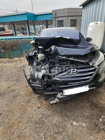 Photo 1 of 10: 2016 Hyundai Tucson, VIN KMHJ381ABGU001620 — Korean insurance auction