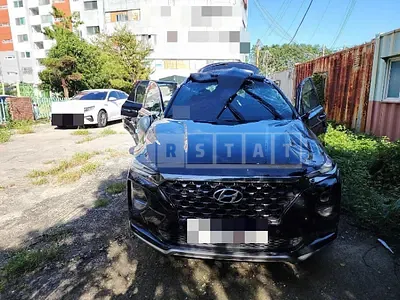 Photo 1 of 17: 2018 Hyundai Santa Fe TM Gasoline, VIN KMHS581ABKU099367 — Korean insurance auction
