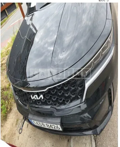 Photo 2 of 6: 2022 Kia Sorento, VIN KNARH81FGNA137783 — Korean insurance auction