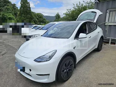 Photo 1 of 24: 2024 Tesla Model Y Long Range — Korean insurance auction