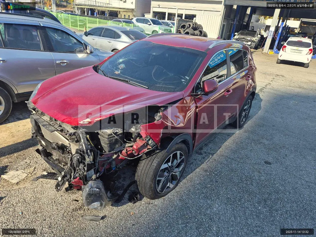 Photo 2 of 15: 2019 Kia Sportage, VIN KNAPN813BKK681134 — Korean insurance auction