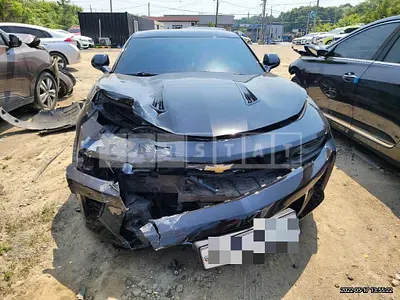 Photo 1 of 27: 2016 Chevrolet Camaro, VIN 1G1F91R77H0138046 — Korean insurance auction