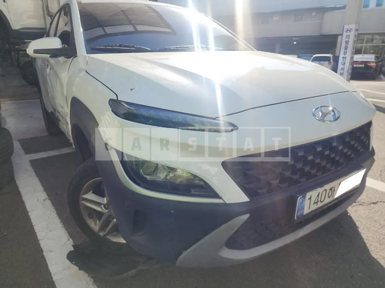 Photo 2 of 26: 2021 Hyundai Kona, VIN KMHK281BEMU720072 — Korean insurance auction