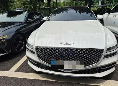 Photo 1 of 78: 2021 Genesis G80 2.5T AWD, VIN KMTGB41CDMU084591 — Korean insurance auction