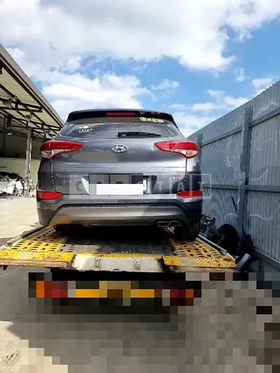 Photo 1 of 16: 2015 Hyundai Tucson TL 2.0 (4WD), VIN KMHJ581ADGU006253 — Korean insurance auction