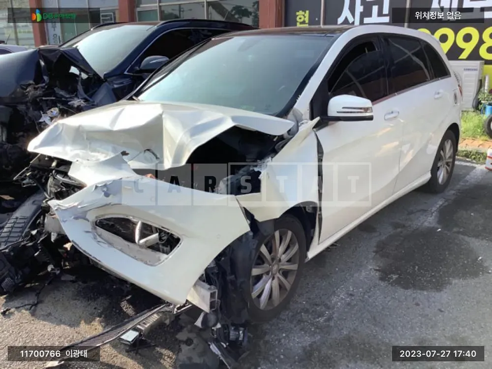 Photo 2 of 7: 2016 Mercedes-Benz B200d, VIN WDDMH0JB3HN169248 — Korean insurance auction
