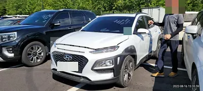 Photo 1 of 12: 2018 Hyundai Kona, VIN KMHK4815GJU175758 — Korean insurance auction
