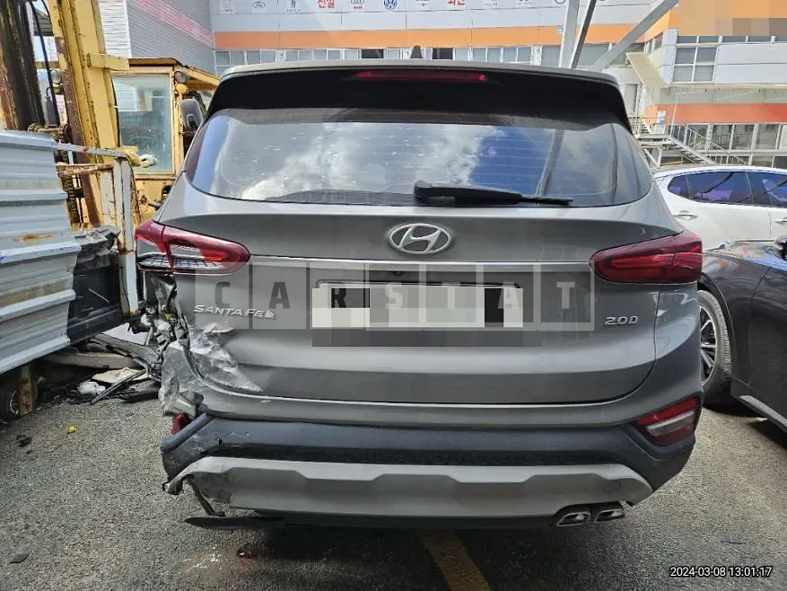 Photo 2 of 16: 2018 Hyundai Santa Fe TM 2.0, VIN KMHS281BBKU007230 — Korean insurance auction