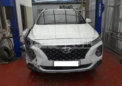 Photo 1 of 25: 2020 Hyundai Santa Fe, VIN KMHS381CDLU196628 — Korean insurance auction