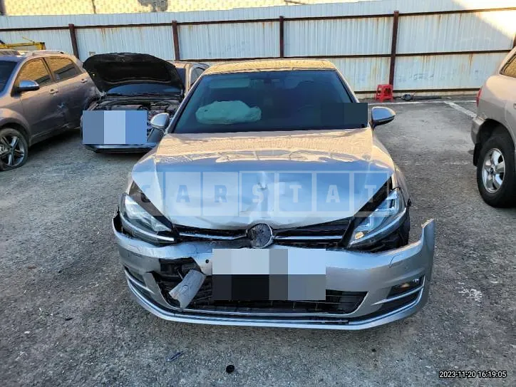 Photo 2 of 14: 2015 Volkswagen Golf 2.0 TDI BMT, VIN WVWZZZAUZFW268003 — Korean insurance auction