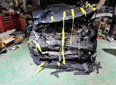 Photo 1 of 14: 2021 Kia K5, VIN KNAG541JBMA009932 — Korean insurance auction