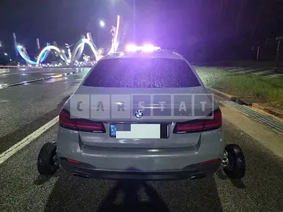 Photo 1 of 16: 2020 BMW 530i, VIN WBA71BH08MWW92472 — Korean insurance auction