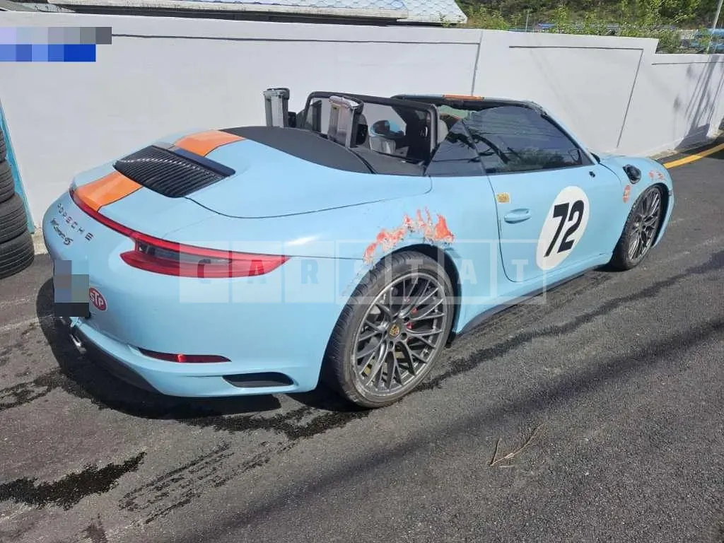 Photo 2 of 7: 2017 Porsche 911 Carrera 4S Cabriolet — Korean insurance auction