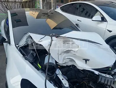 Photo 1 of 20: 2022 Tesla Model 3 Long Range, VIN 5YJ3E1EB8NF149246 — Korean insurance auction