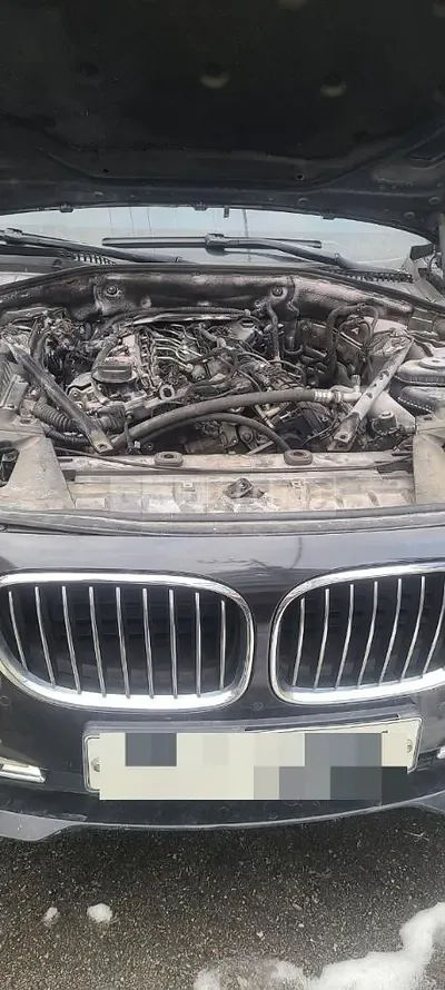 Photo 1 of 9: 2015 BMW 740d xDrive, VIN WBAYB0107FGL96825 — Korean insurance auction