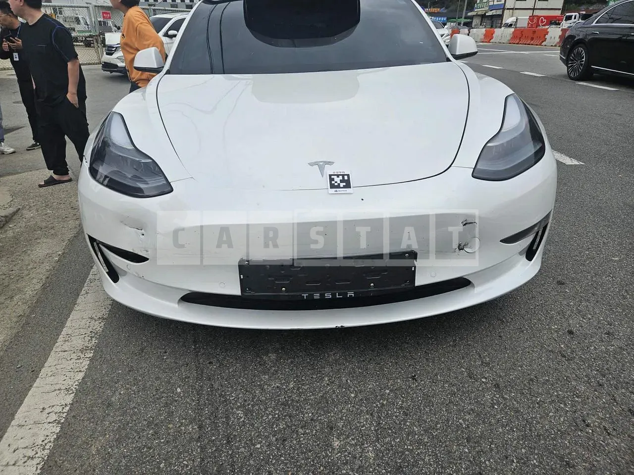 Photo 2 of 9: 2021 Tesla Model 3 Long Range, VIN 5YJ3E1EB6MF947422 — Korean insurance auction