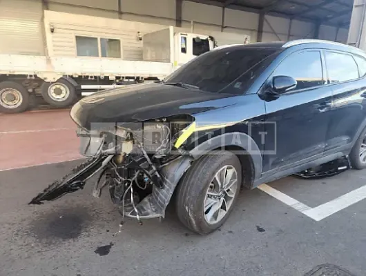 Photo 2 of 17: 2018 Hyundai Tucson, VIN KMHJ381ABJU514483 — Korean insurance auction