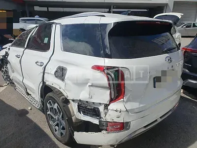 Photo 1 of 44: 2022 Hyundai Palisade 4WD, VIN KMHR581EDNU460118 — Korean insurance auction