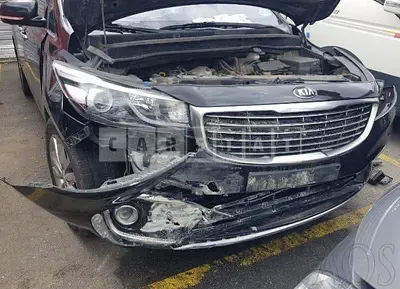 Photo 1 of 32: 2016 Kia Carnival, VIN KNAME81ABGS175761 — Korean insurance auction