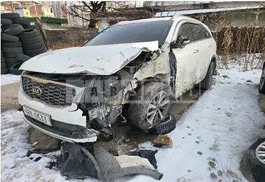 Photo 2 of 6: 2020 Kia Sorento, VIN KNAPG81BBLA569568 — Korean insurance auction