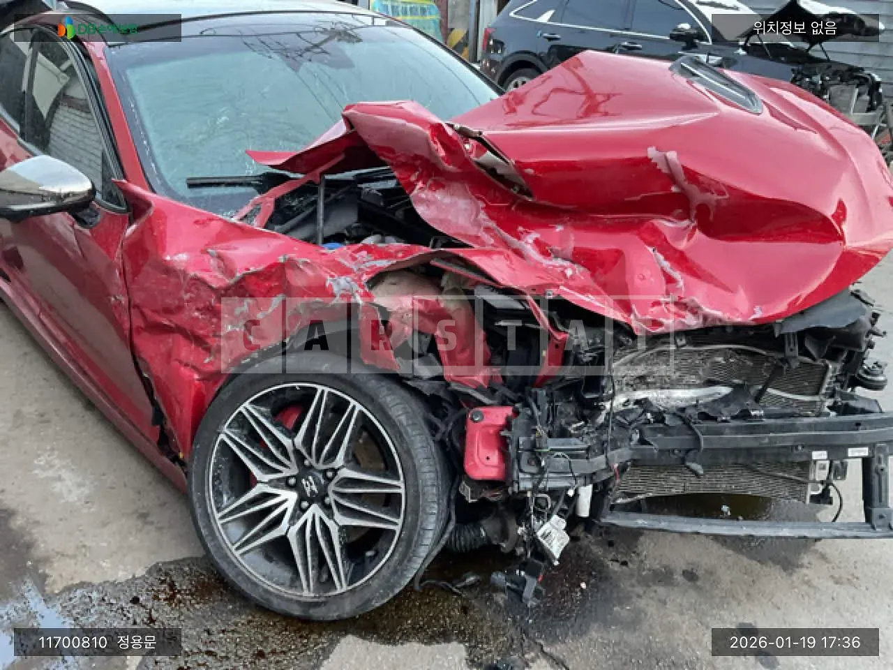 Photo 2 of 20: 2021 Kia Stinger, VIN KNAE351DDMS110503 — Korean insurance auction