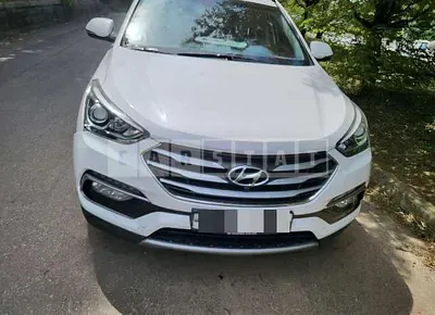 Photo 1 of 6: 2016 Hyundai Santa Fe, VIN KMHSW81XBGU645684 — Korean insurance auction